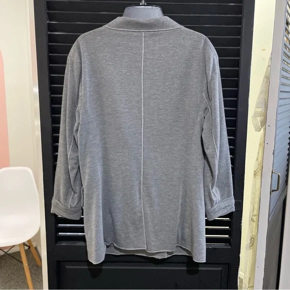 Magaschoni Heather Grey Blazer - Picture 3 of 6